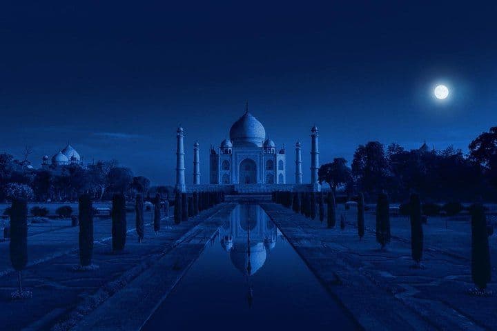 taj mahal moon light tour
